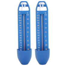 Floating Thermometer for Swimming Pool, Waterproof Pool Water Temperature Indicator with Dual Scale Measurement, Easy To Read Swimming Pool