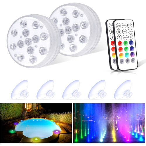 Έξυπνα φώτα πισίνας LED, φώτα πισίνας 18W πάνω από το έδαφος με αλλαγή χρώματος με 1