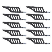 Jigsaw Blades 10Pack Carbon Steel 90 Degree Corner Cutting Triple Ground Teeth For Wood Plastic Fiberboard Plywood