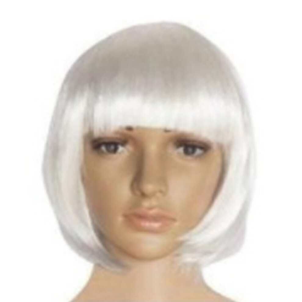 Party Decoration Short Bob Wig, Real Hair Feel Provided By Heat Friendly Synthetic Fiber, Comfortable Wear Guaranteed By Breathable Mesh Cap, Short St