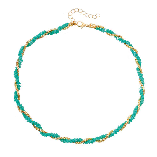 Collier en cristal superposé élégant, conception à-ZW2340