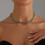 Collier en cristal superposé élégant, conception à-ZW2340 4