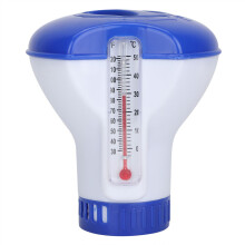 Chlorine Management Solution For In Ground Pools, Floating Chlorinator With Built-in Thermometer For Accurate Monitoring, Chlorine Tablet Dispenser