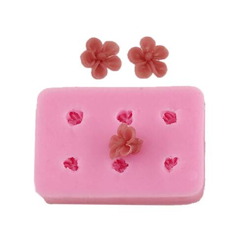 Moule en Silicone réutilisable en forme de fleur, moules-Rose 49