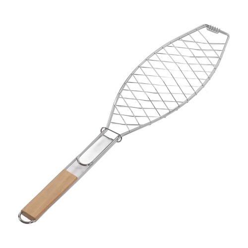 Rustproof Stainless Steel Grill Basket, Multipurpose for Versatile Cooking, Compact Size for Easy Transportation