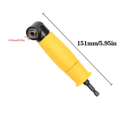 Heavy Duties 90 Degree Right Angles Screwdriver Attachment with 2