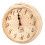 Sauna Clock, Rust-proof Wooden Digital Handcrafted Easy Install Accessory, High-temperature Resistant for Reliable Time Display 2