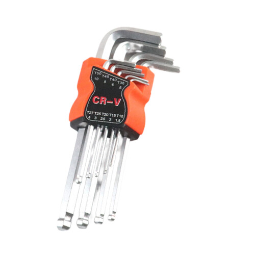 9Pcs L Type L Shaped Wrench Set Corrosion Resistant-Middle C