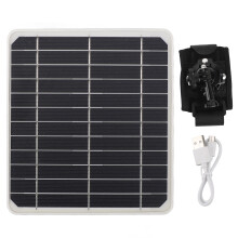 Panel solar IP68 con soporte ajustable, cargador solar eficiente de 20 W para entusiastas del aire libre, fuente de alimentación solar duradera y