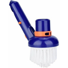 Escova aspiradora para cantos de piscina Effortless Pool Clean com anel de sucção ajustável, tamanho compacto para fácil manuseio, limpa cantos e