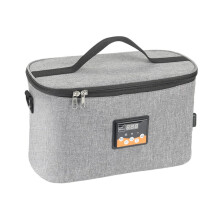 Portable Electric Bottle Warmer Bag For Car Heating Tote Large Capacity Travel Breast Milk And Baby Food Warmer