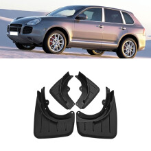 Car Rubber Mud Flaps 4Piece Set Compatible with Porsche Cayenne 20062010 Front And Rear Splash Guards Fender Guards Protection Accessories