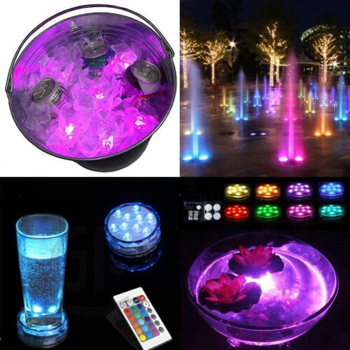 Υποβρύχια φώτα LED, ζωντανή αλλαγή χρώματος RGB & υποβρύχια μαγεία για πισίνα, 1
