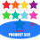 3.5Inch Five Pointed Star Confetti Cutouts for Wedding Christmas 3