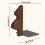 Wooden Christmas Tree Bookends With Metal Base For Desktop 3