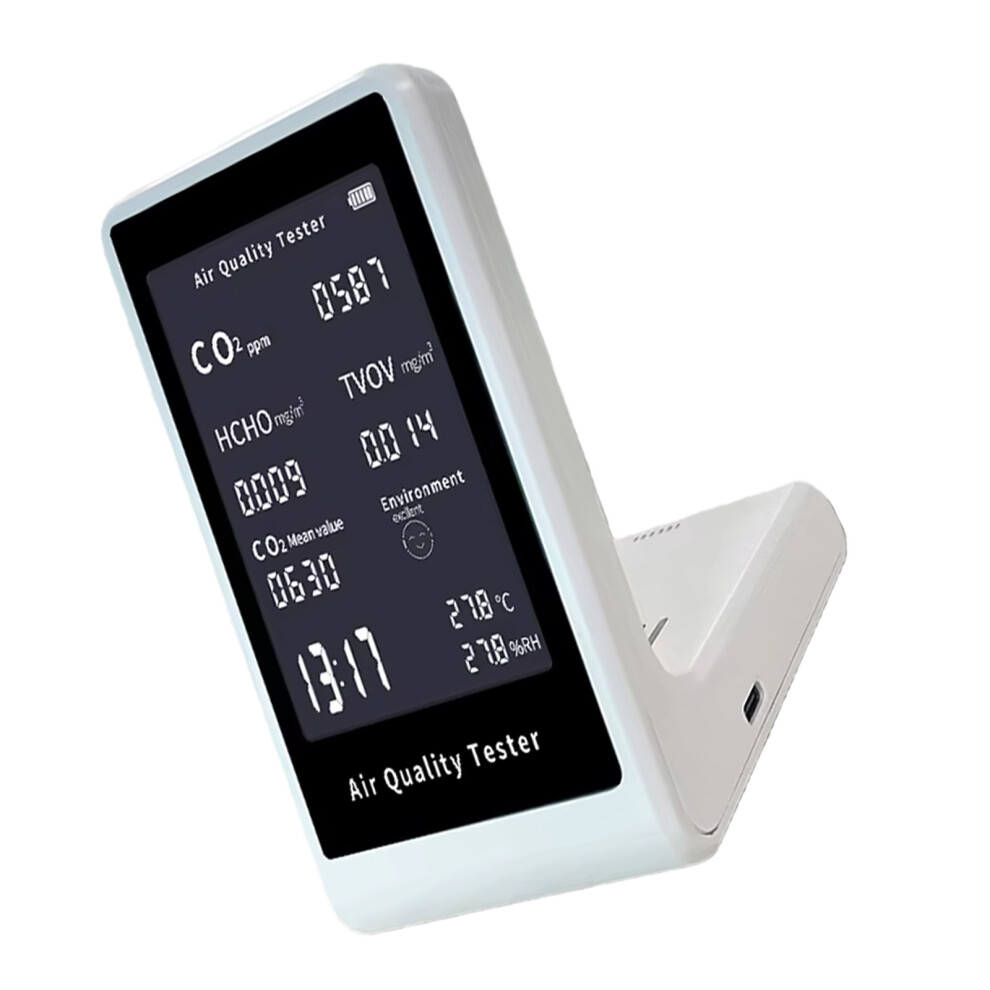 Air Quality Monitors Co2 Meter Carbon Dioxide Detectors Co2 Tvoc 7696000542881