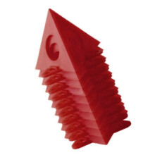 10Pcs Pyramid Stands Triangle Stands Paint Tool Plastic-Red