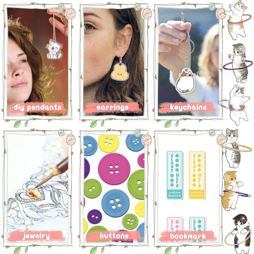 White Printable Shrink Plastic Panes Classroom Art-20PCS 1