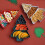 Holiday Party Plastic Snacks Tray for Organized Nut Candy-Red 3