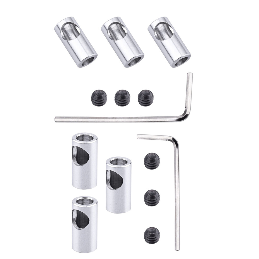 Vibration Proof 5Mm Motor Shaft Coupler Durability Metal-2Pcs 7696000540696