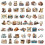 50Pcs Travel Sticker Sticker Diary Laptop Fridge Suitcases 4