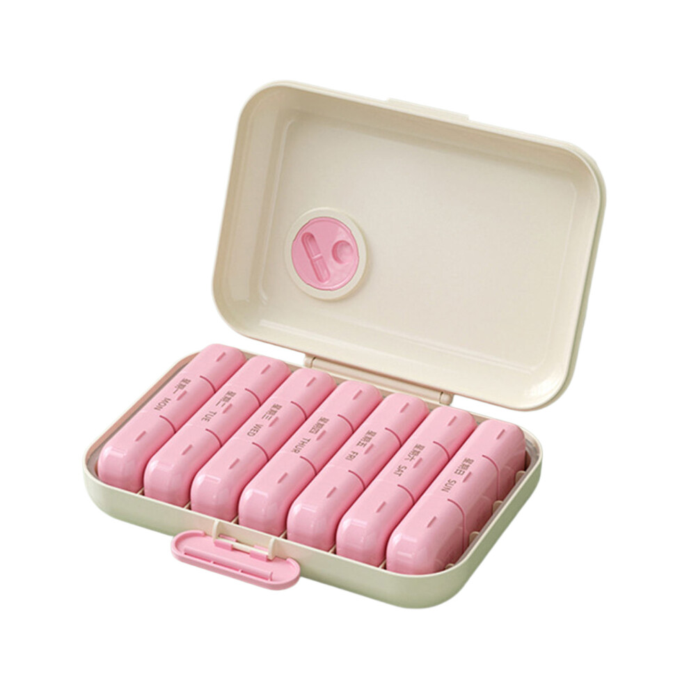 Hygienic Weekly Pills Case Organizers 7 Removable-B 21 grids