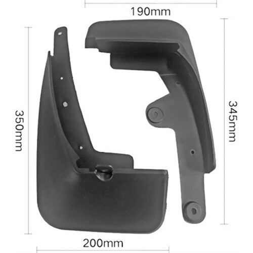 Splash Guards Mudflaps Front And Rear DM, Compatible With 2020 2021 2022 2023 2
