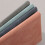 Durability PU Leather Surfaces Memo Board Double-Light blue 5