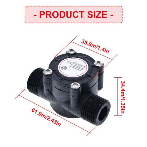 Energy Efficient Water Flows Detectors Heat Tolerant-White 2