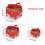 Compact Holiday Tree Base Decorative Container PVC-Set of box 1 4