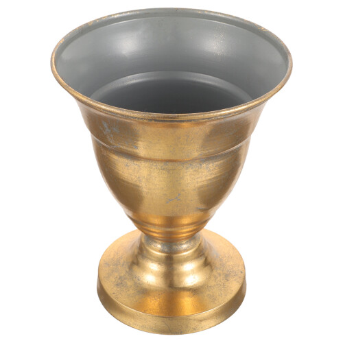2Stück Vintage Eisen Vase Für Den Außenbereich 1