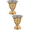 2Stück Vintage Eisen Vase Für Den Außenbereich 9
