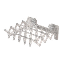 Convenient Suction Cup Sock Drying Tool Durable Storage-Clear