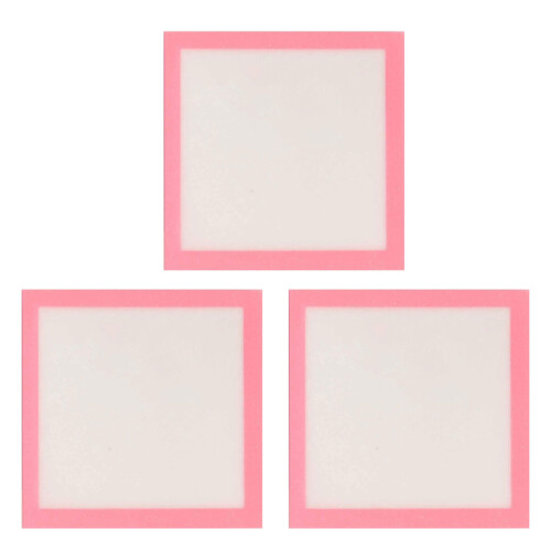 Transparent Note Pad With Shimmer Accent For-3 pink