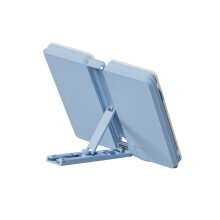 Multifunctional Study Desk Accessory With Integrated Book-Blue
