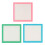 Transparent Note Pad With Shimmer Accent For-3 pink 2