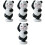 4Stk Panda Figur Mini Harz Garten 3