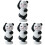 4Stk Panda Figur Mini Harz Garten 2