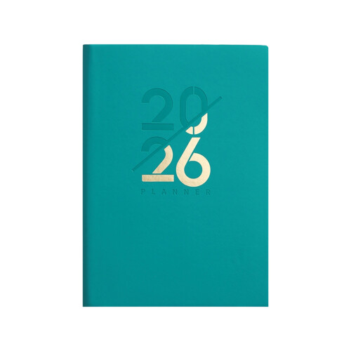 Professional 2026 Day Planner Notebook 320 Pages Dated- blue