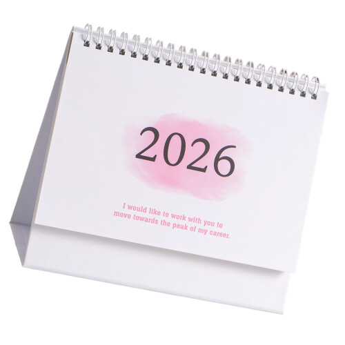 2026 Color Check in Calendar (English Version)-Brown 2