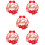 5Stk Chinesische Aufkleber 8
