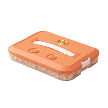 Fashionable Multiple Layer Food Storage Box-Orange cover layer