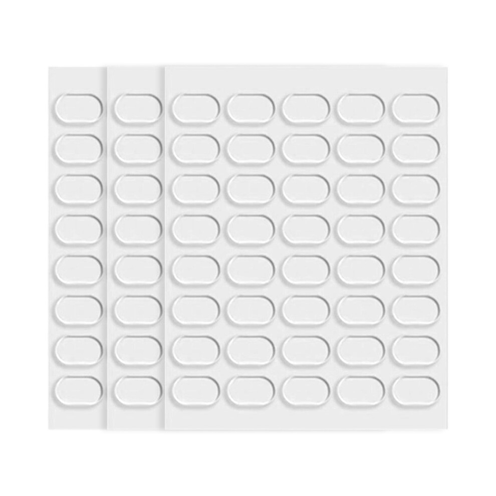 Nonslip Clear Adhesive Patches Dashboards Figurine Holders-Oval 7696000546063