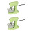 2Stk Simulation Mini Spielküchen Mixer Modell Figurine Wohnaccessoire 6