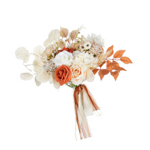 Elegant Silky Flower Bride Handheld Bouquet for- 5958