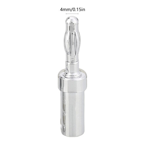 Quick Install 4mm Lanterns Head Speaker Terminal Secure-silver 2