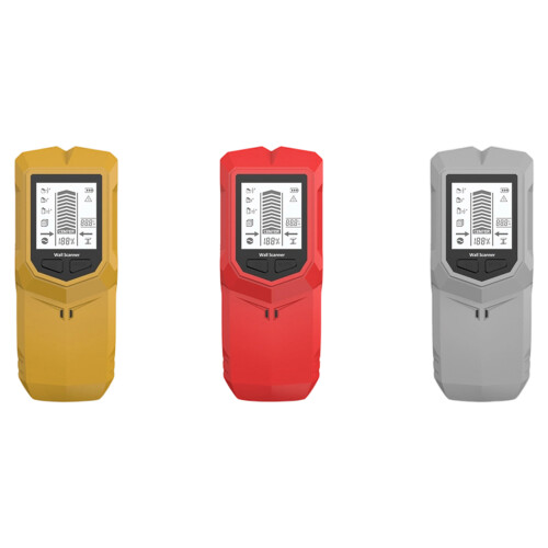 Portable Handheld Wall Scanner Tool For Metal Detection In-Red 1