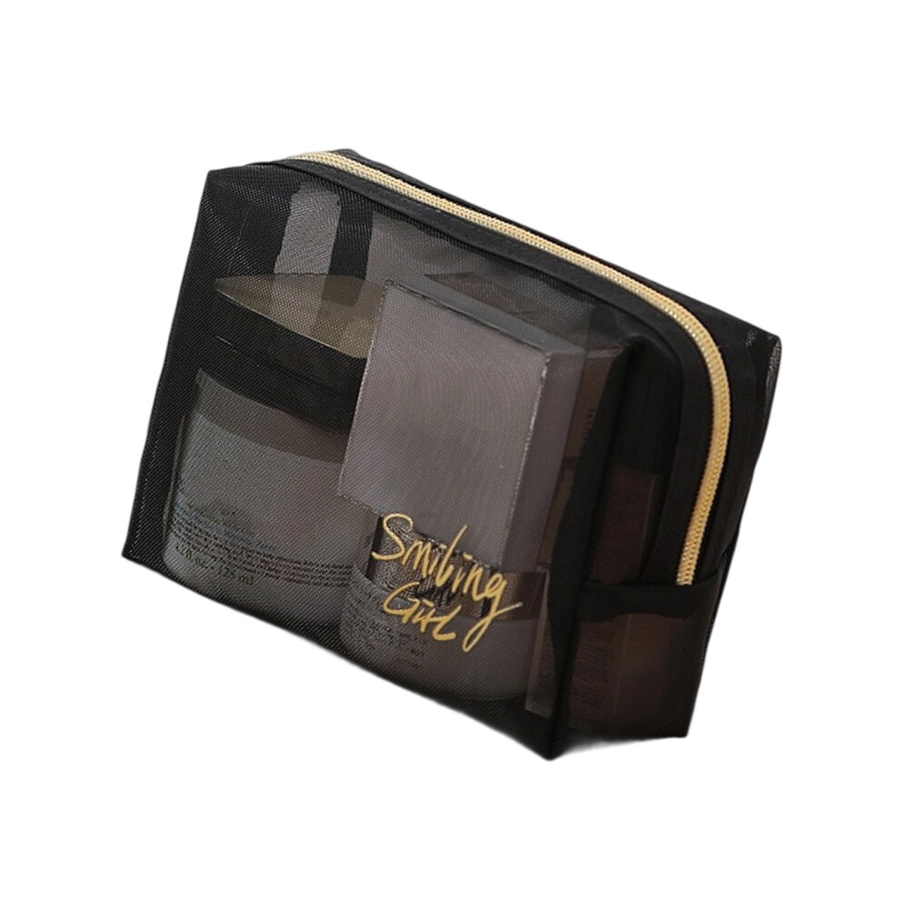Clear Travel Makeup Bag With Square Structure-Star anise style