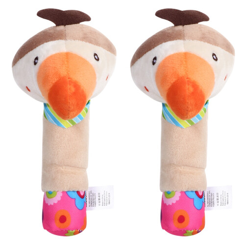 2Stk Baby Tiergriff Spielzeug Plüsch Und Sicher 1