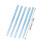 5Pcs 30 Rings Binder Spine Plastic Binding Comb 30-Light blue 3